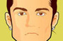 Cartoon illustration of a young man as portrait